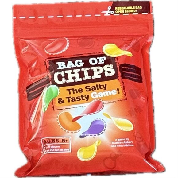 Bag of Chips Card Game, The Salty and Tasty Party Game - COMPLETE SET - Picture 1 of 7